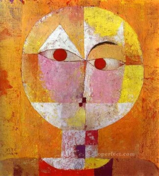 Artworks by 350 Famous Artists Painting - Senecio 1922 Paul Klee cubism abstract head